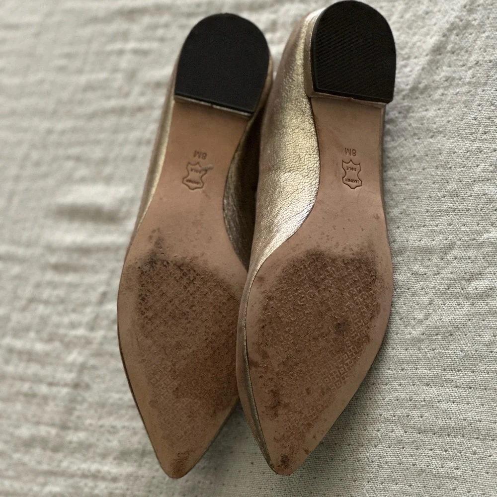 Tory Burch Metallic Kellen Flat - Picture 3 of 3